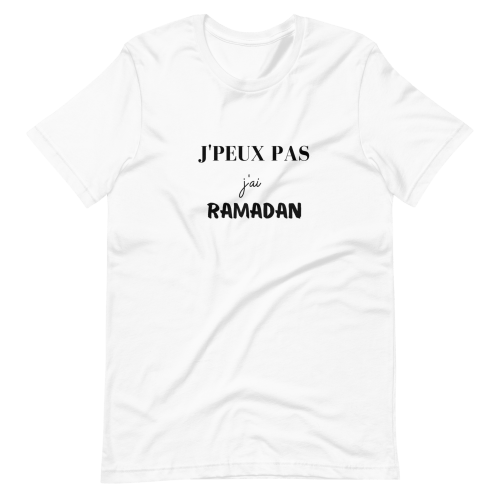 T-shirt « J’PEUX PAS, j’ai Ramadan »
