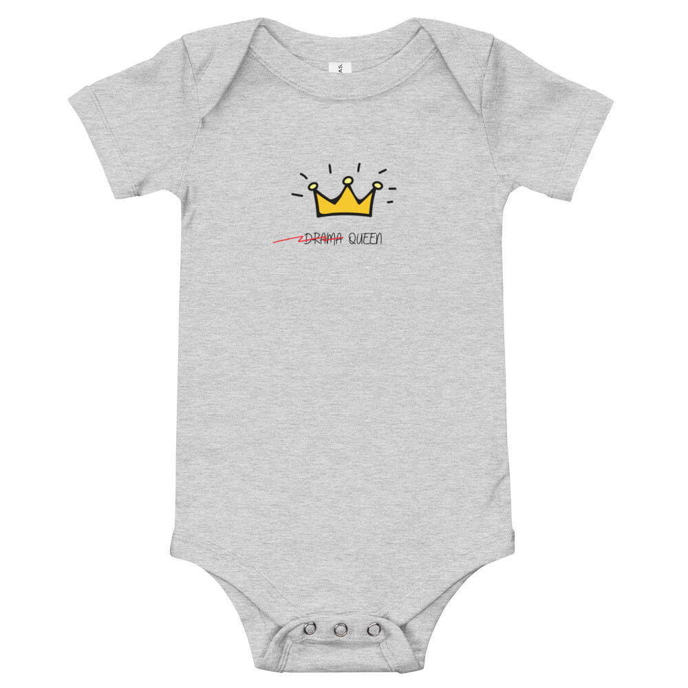 Body à manches courtes bébé fille « Drama queen »