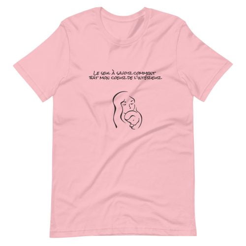 T-shirt à Manches Courtes fête des mères « Amour de maman »