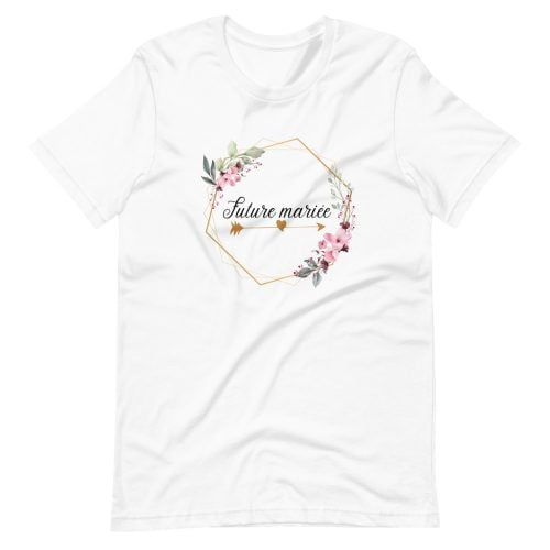 T-shirt à Manches Courtes mariage « Future mariée »