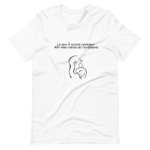 T-shirt à Manches Courtes fête des mères « Amour de maman »