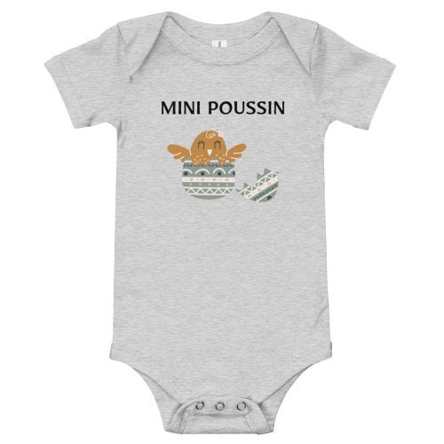 Body à manches courtes bébé matchy « mini poussin »