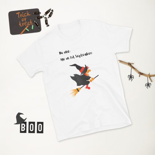 T-shirt Halloween 2021 – Sorcière sur balai